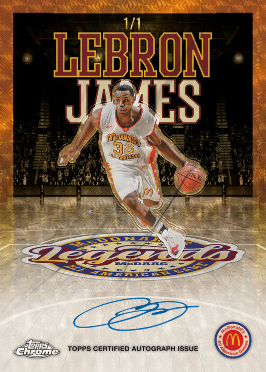 2025 Topps Chrome® McDonald’s All-American Basketball - Hobby Box
