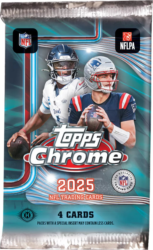 2025 Topps Chrome Football - Hanger Box