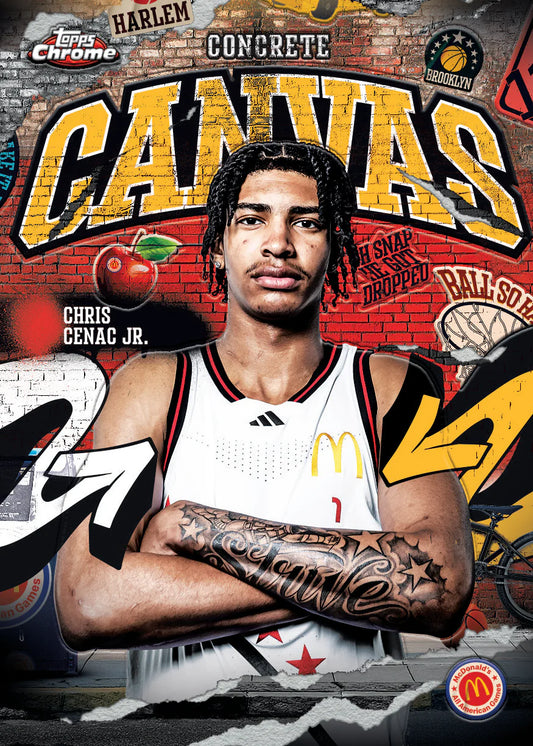 2025 Topps Chrome® McDonald’s All-American Basketball - Mega Box