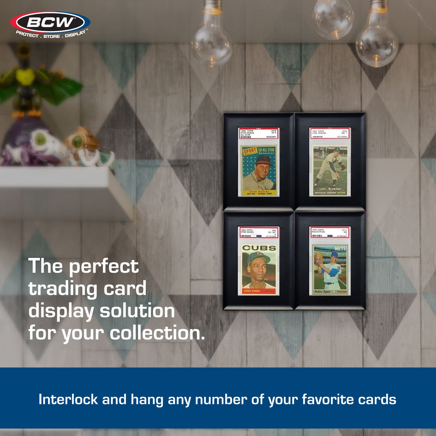 Interlocking Graded Card Frames