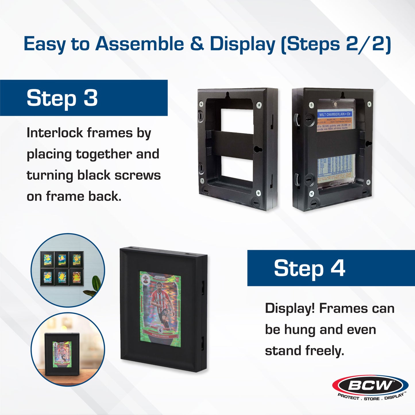 Interlocking Card Frames