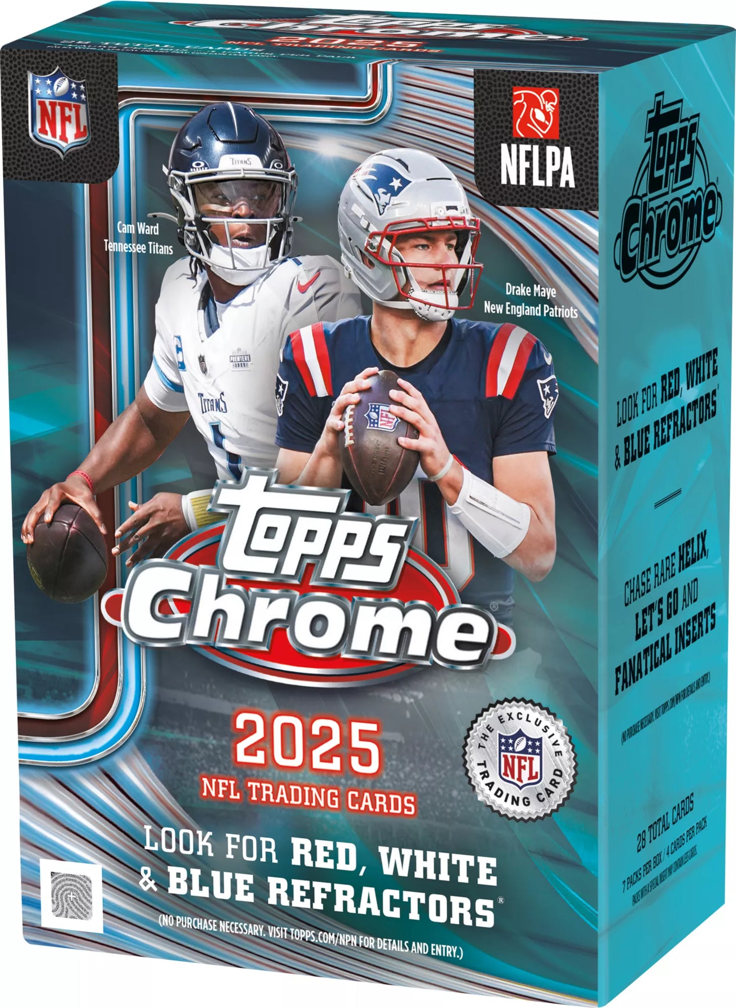2025 Topps Chrome NFL Football Value Box