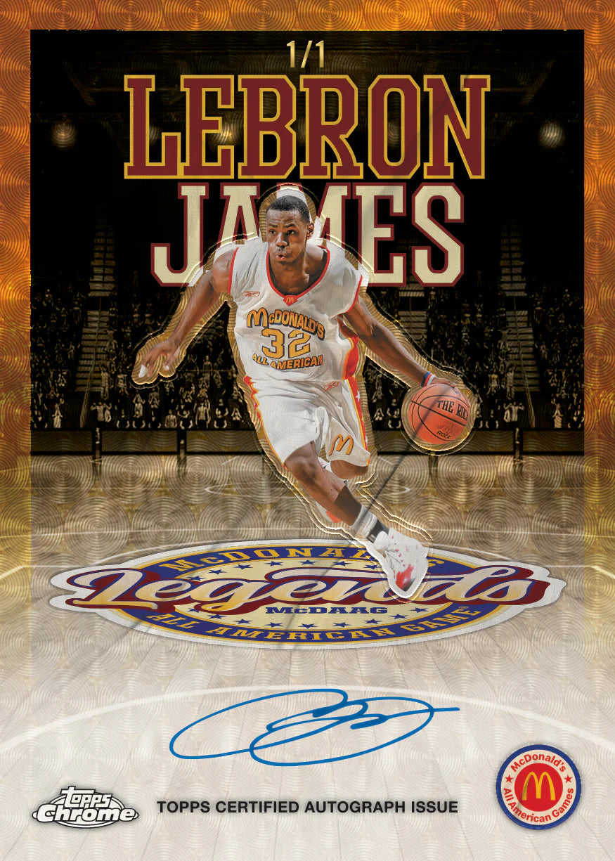 2025 Topps Chrome® McDonald’s All-American Basketball - Hobby Box