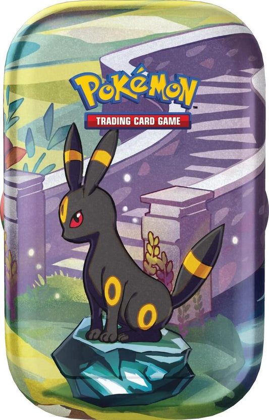 Prismatic Evolutions Mini Tin