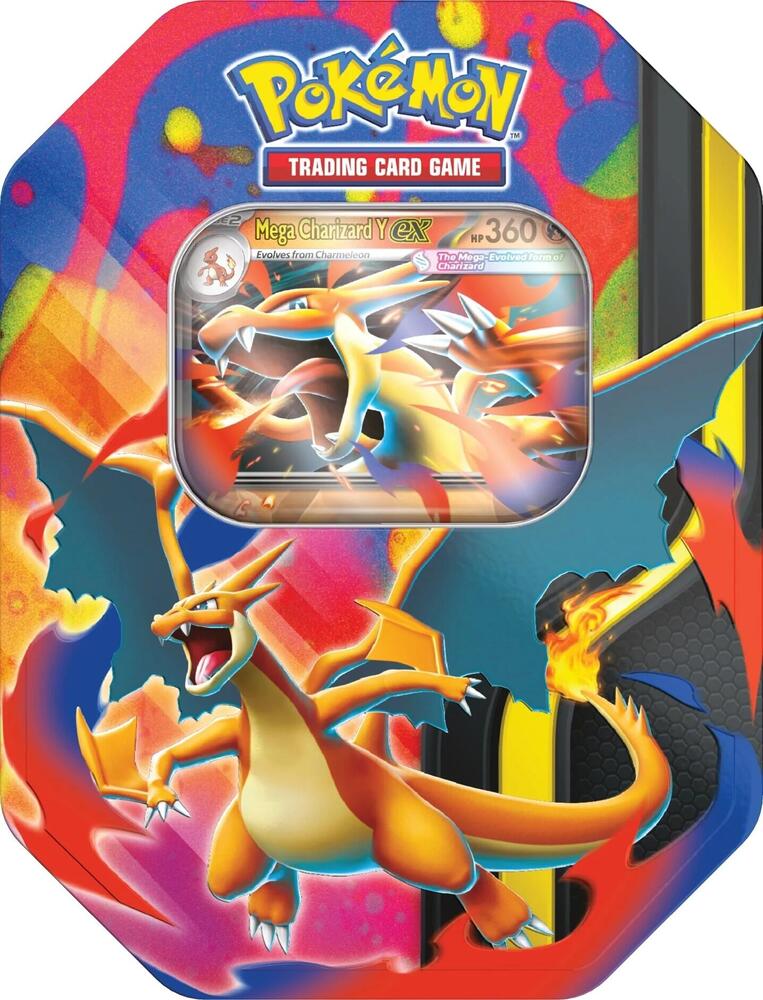 Pokemon Mega Charizard X/Y ex Tin