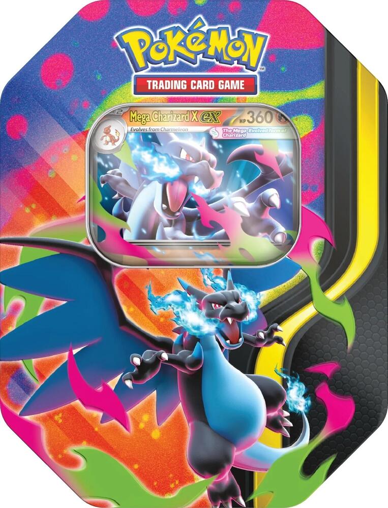 Pokemon Mega Charizard X/Y ex Tin
