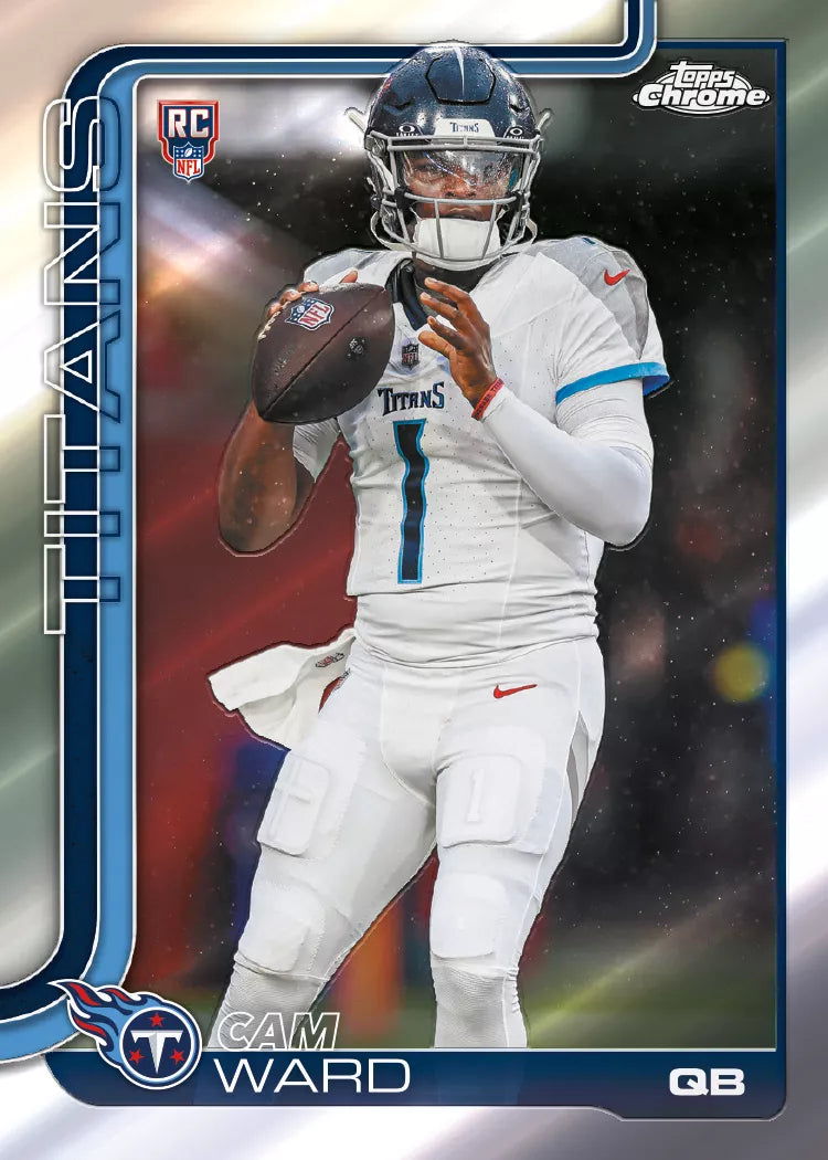 2025 Topps Chrome NFL Football Value Box