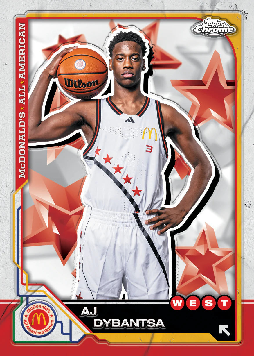 2025 Topps Chrome® McDonald’s All-American Basketball - Mega Box