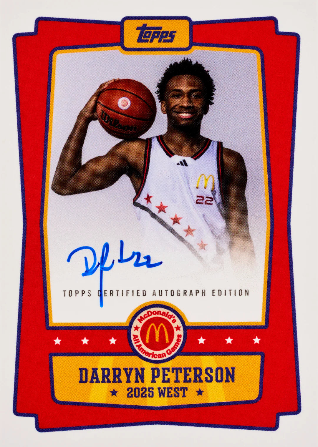 2025 Topps Chrome® McDonald’s All-American Basketball - Mega Box