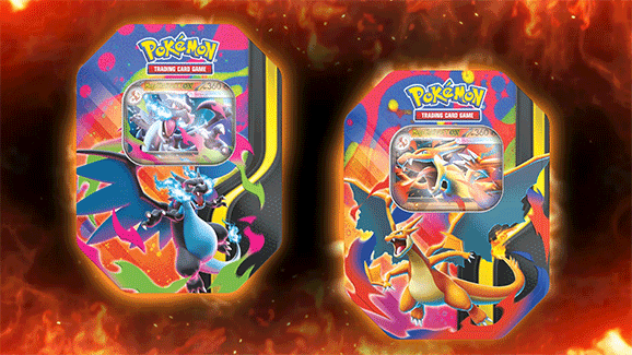 Pokemon Mega Charizard X/Y ex Tin