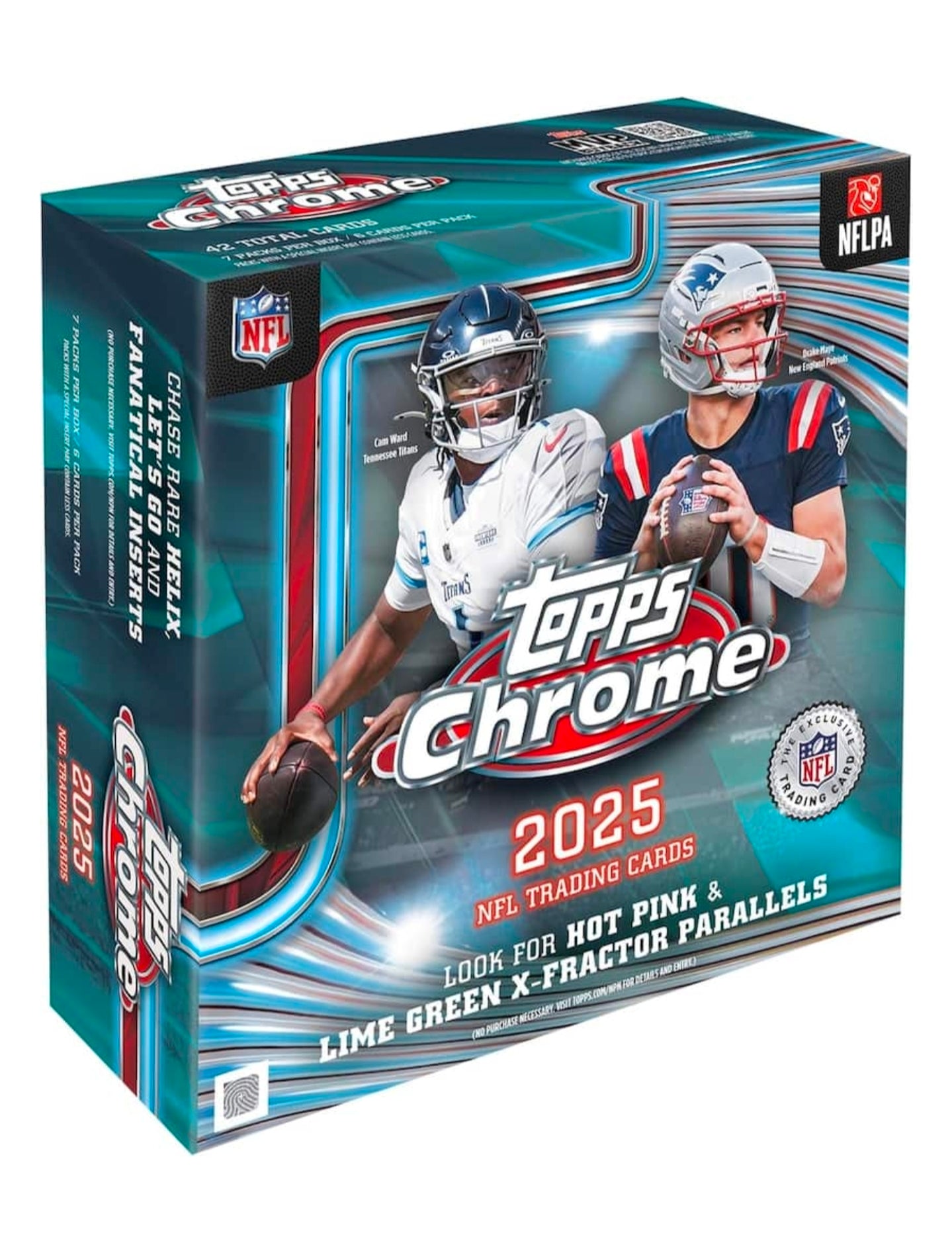 2025 Topps Chrome Football Mega Box