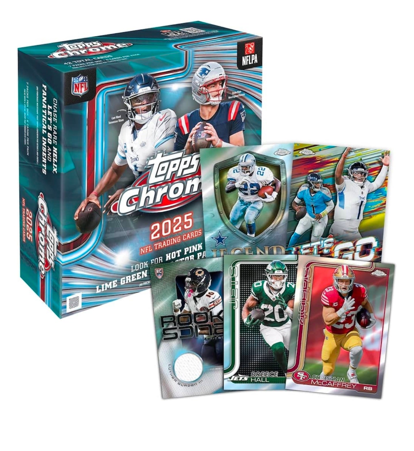 2025 Topps Chrome Football Mega Box