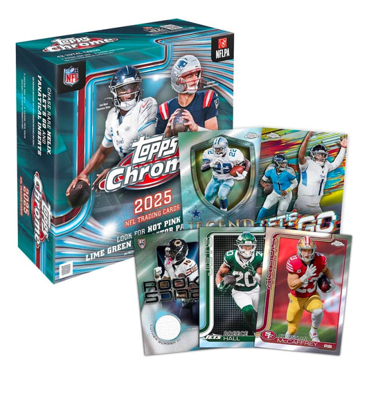 2025 Topps Chrome Football Mega Box