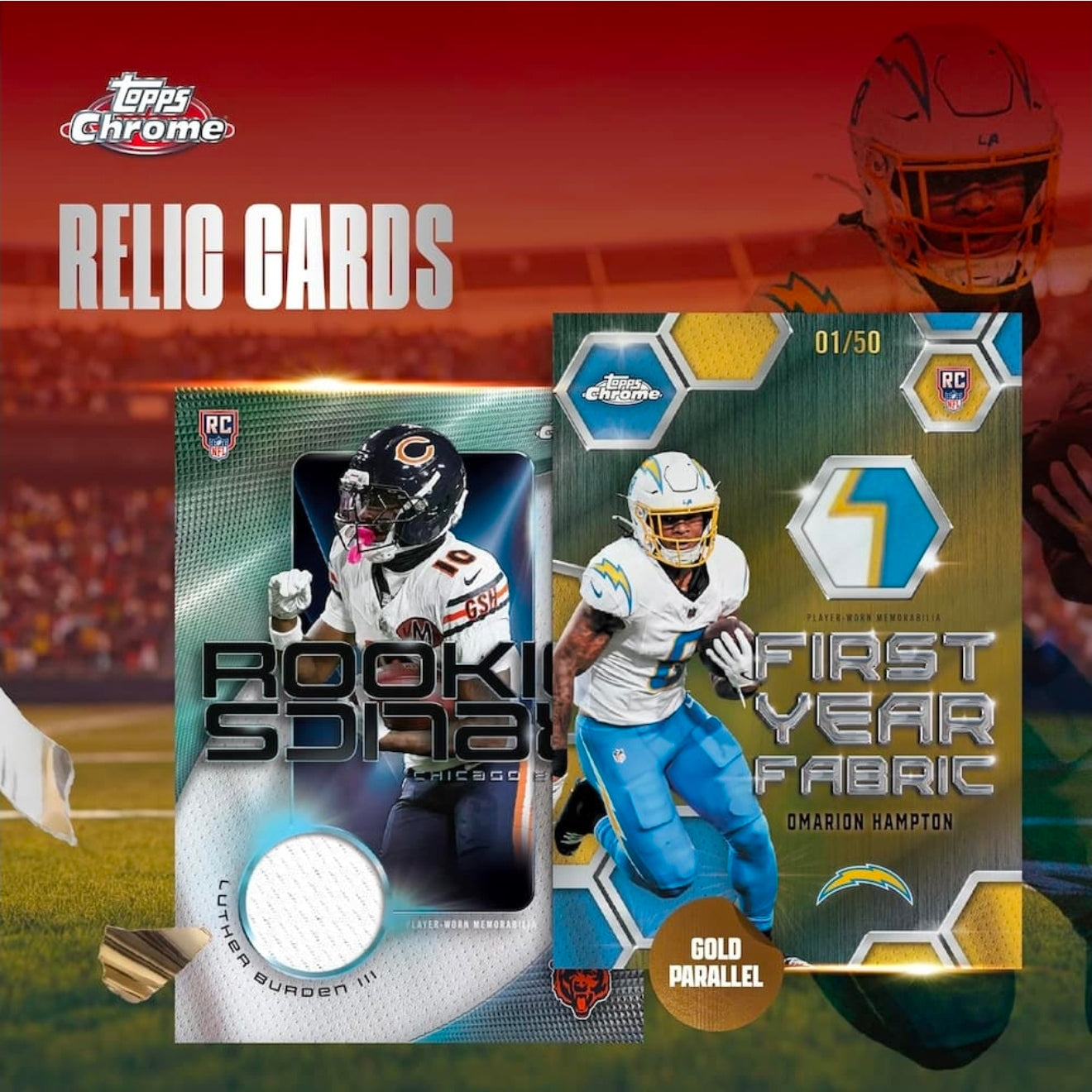 2025 Topps Chrome Football Mega Box