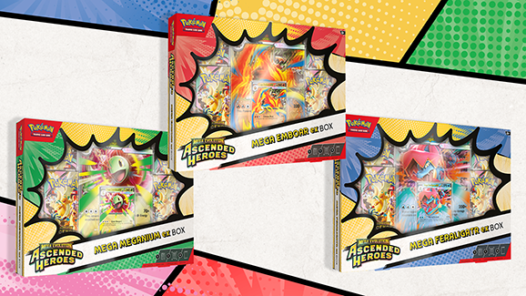 Pokémon TCG: Mega Evolution—Ascended Heroes Mega ex Box