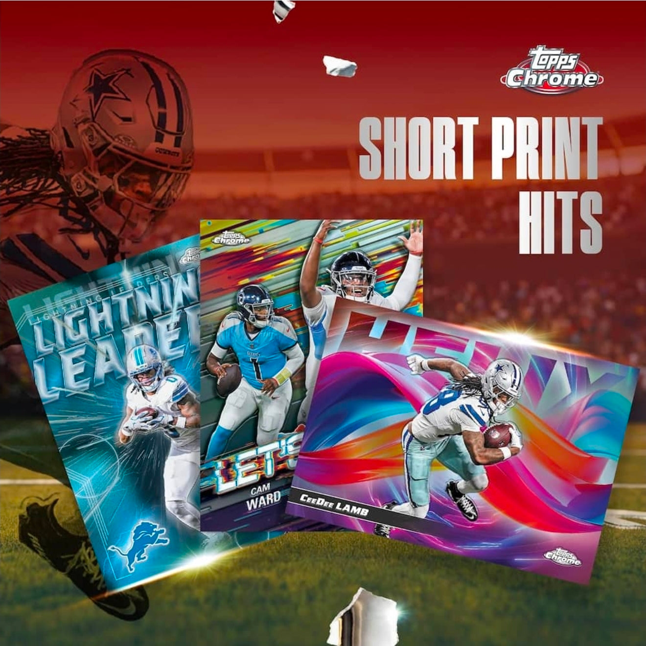 2025 Topps Chrome Football Mega Box