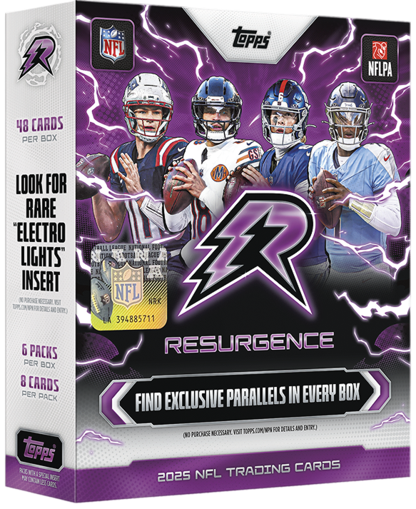 2025 Topps Resurgence Football - Mega Box From Sealed Case (Only 20 Will Be Sold)