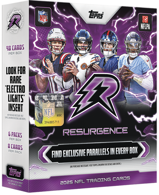2025 Topps Resurgence Football - Mega Box From Sealed Case (Only 20 Will Be Sold)